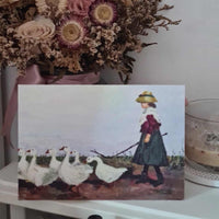 Gosling Greeting Card, "Hug you get to keep" series