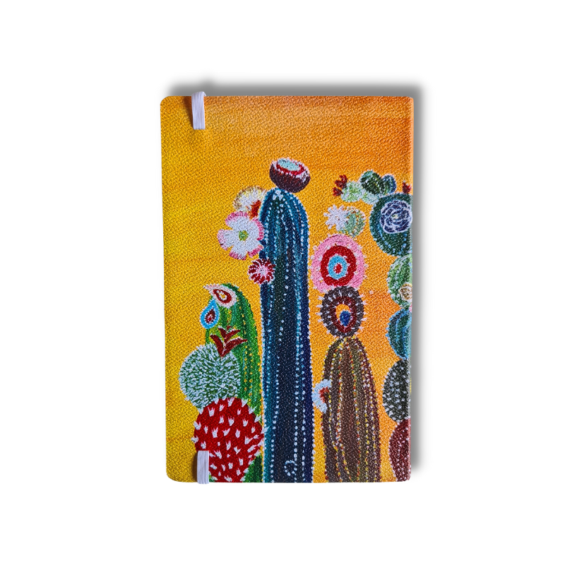 SAGUARO FLOWERS, Arcadia Collection, Softcover Journal, Dotted Grid Lines