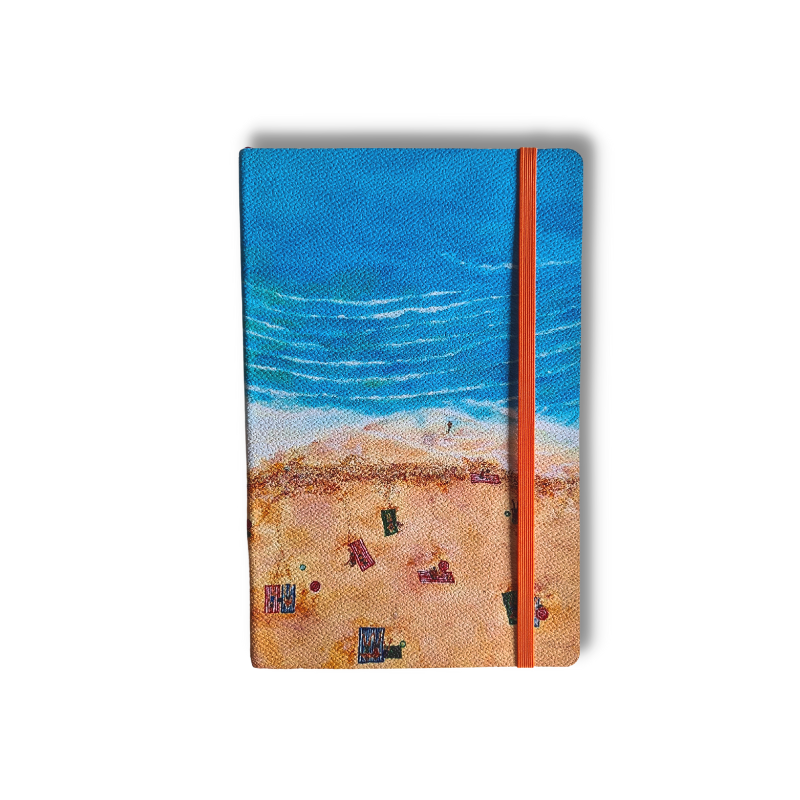 BEACH VACATION, Vacation Collection, Softcover journal, Dotted Grid Lines