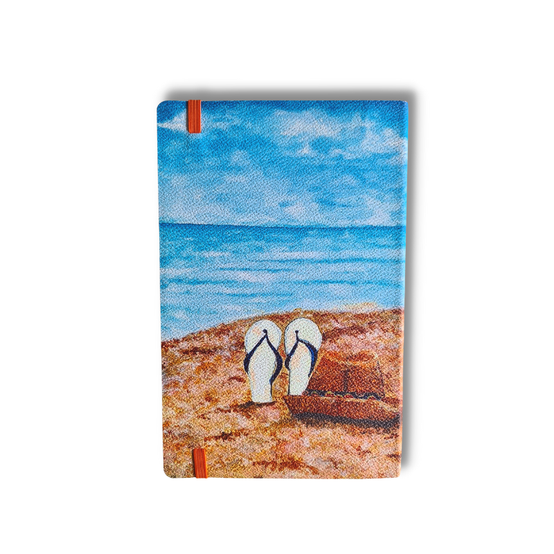 BEACH VACATION, Vacation Collection, Softcover journal, Dotted Grid Lines