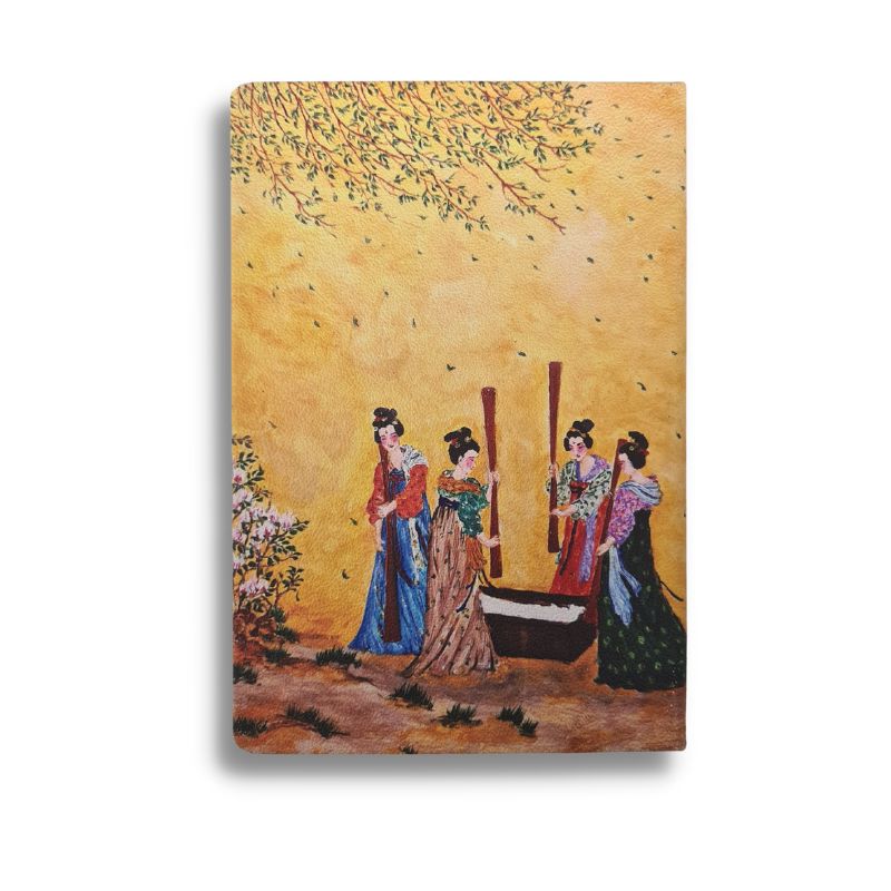 SILK ROUTE TO CHINOISERIE,  Insignia Collection, A5 Hardcover Diary, Plain pages