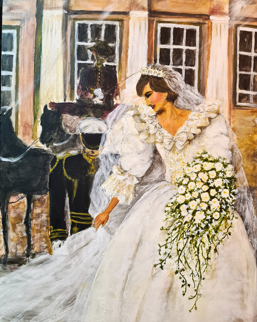 Di's wedding day, Original Artwork